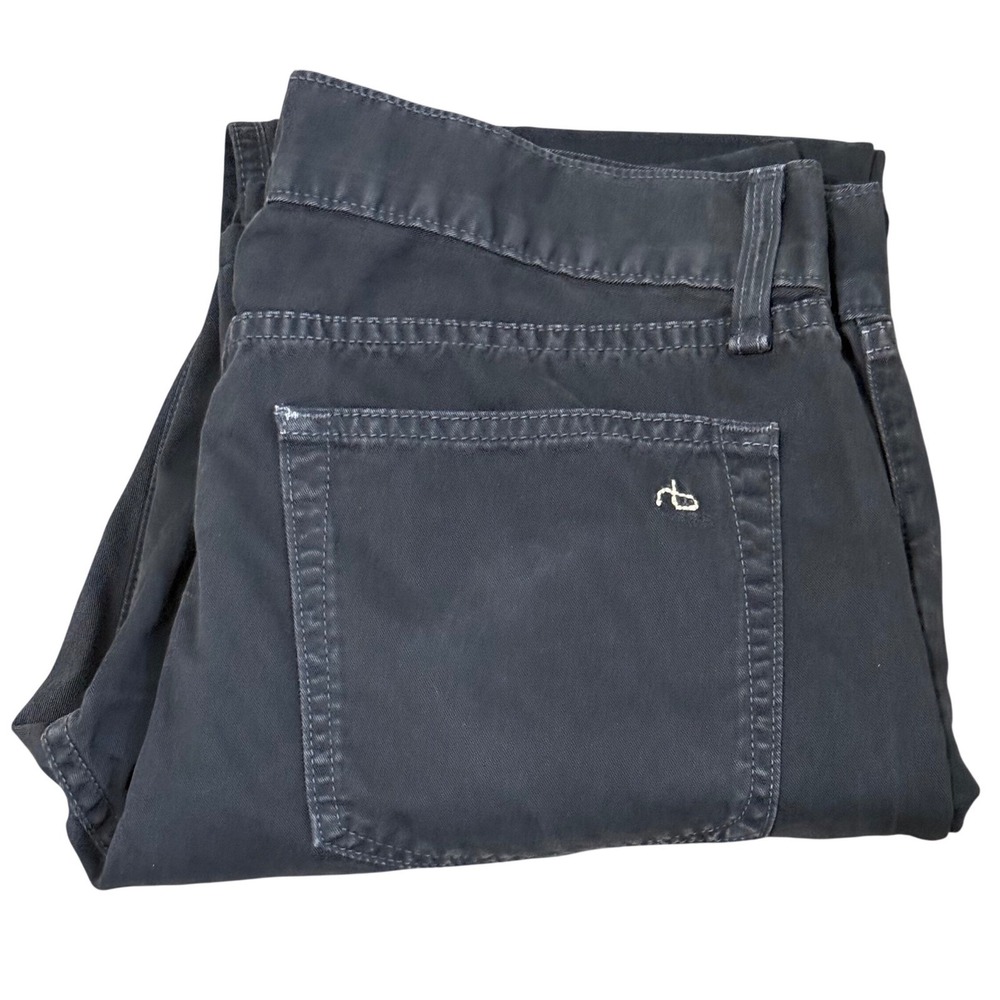 Rag & Bone RB 15X Slim Straight Pants Mens 31 Blue Cotton Made in USA